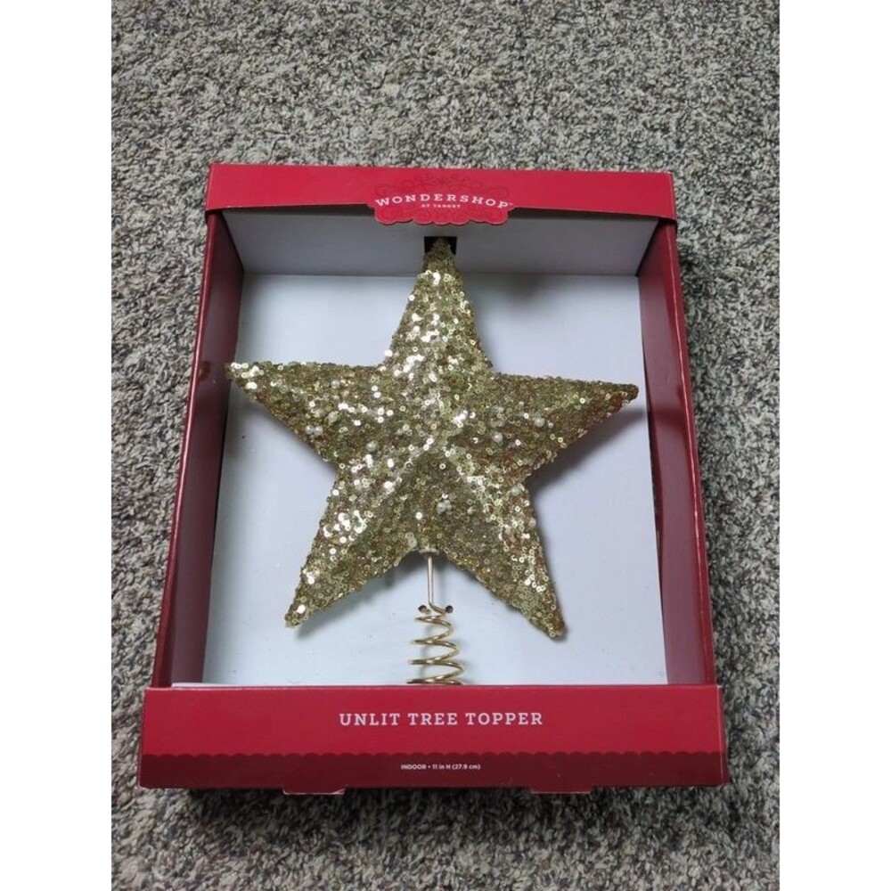 Unlit tree topper